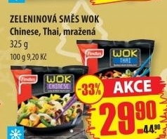 Zeleninová směs mražená Wok Chinese Findus
