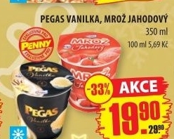 Zmrzlina v kelímku Pegas Prima