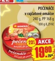 Pečenáče v omáčce Sokra