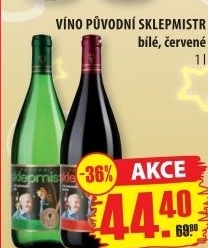 Víno Původní Sklepmistr ČVZ