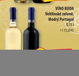 Víno Modrý Portugal Grape vine Budamont