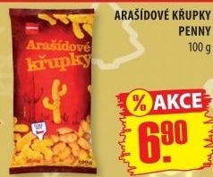 Křupky arašídové Penny