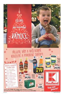 akční leták Kaufland 21.12.2016-24.12.2016