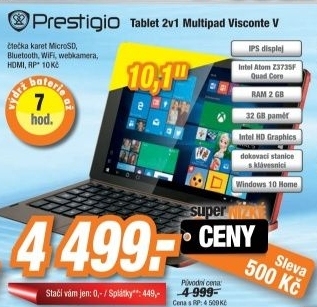 PRESTIGIO Multipad Visconte V/WIN10