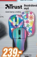 TRUST Primo Wireless Mouse, Black