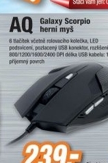 AQ Galaxy Scorpio herni myš AQGGM01SC