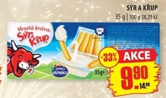 Sýr a křup Veselá kráva