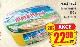 Margarín k namazání Zlatá Haná Olma