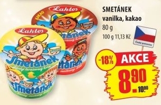 Dezert Smetánek Laktos