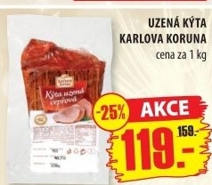Vepřová kýta uzená Karlova Koruna