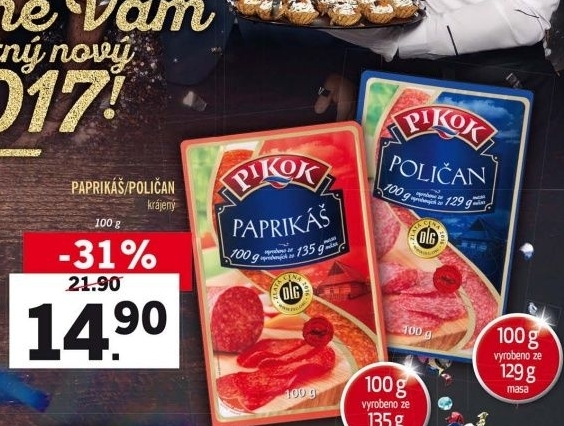 Salám Paprikáš Pikok