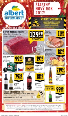 akční leták Albert 27.12.2016-31.12.2016