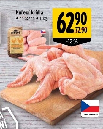 Kuřecí křídla Albert