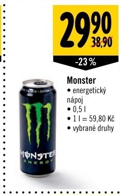 Energetický nápoj Monster Energy