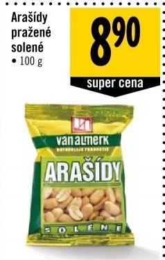 Pražené arašídy Van Almerk