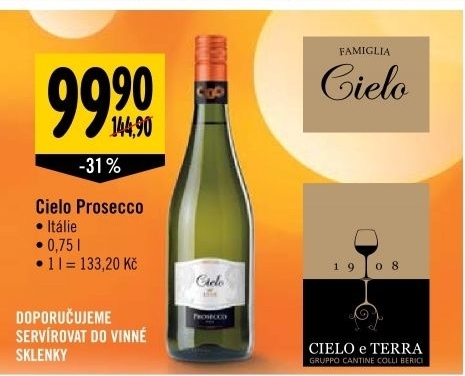 Sekt Cielo Prosecco