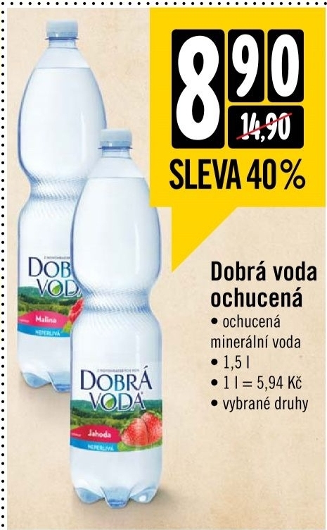 Ochucená voda Dobrá voda