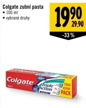 Pasty na zuby Colgate