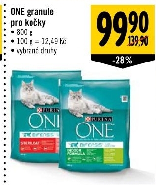 Granule pro kočky One Purina