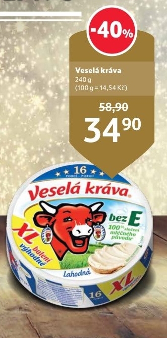 Sýr tavený Veselá kráva