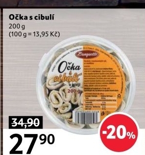 Očka s cibulí Banquette