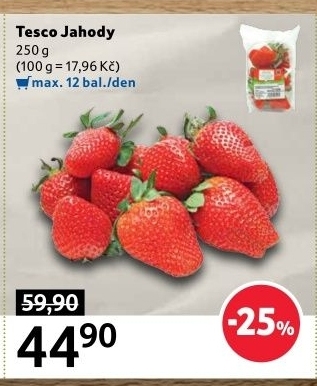 Jahody Tesco