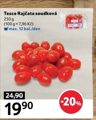Rajčata soudková Tesco