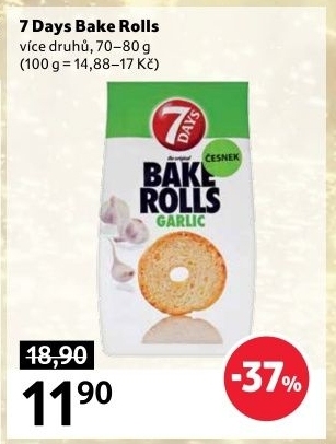 Krekry Bake rolls 7 Days