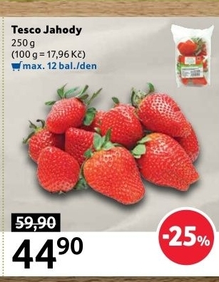 Jahody Tesco