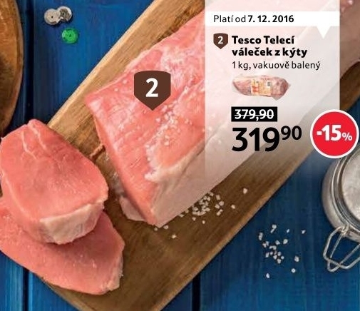 Telecí váleček z kýty Tesco