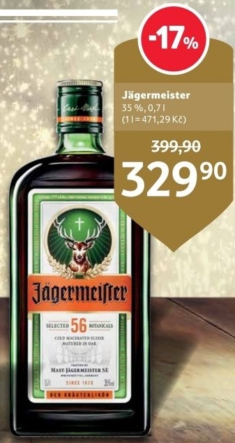 Bylinný likér Jägermeister
