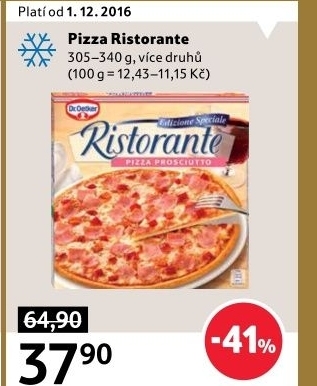 Pizza mražená Ristorante Dr. Oetker