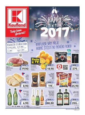 akční leták Kaufland 27.12.2016-31.12.2016