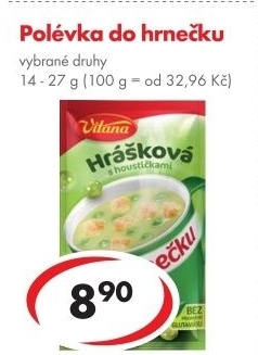 Instantní polévka do hrnečku Vitana