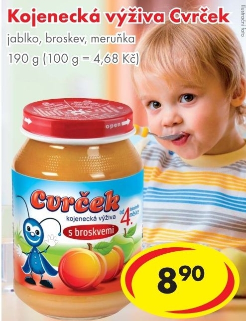 Přesnídávka ovocná Cvrček