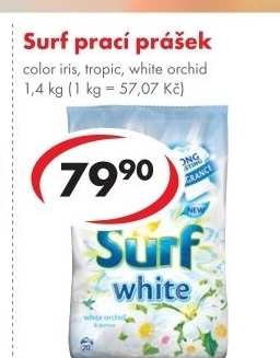 Prací prášek Surf