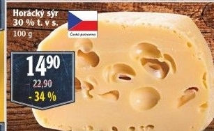 Sýr Horácký 30% Moravia