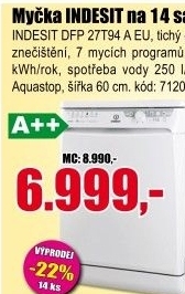 Myčka Indesit DFP27T94 A EU