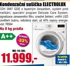 Sušička Electrolux EDH 3887 GDE