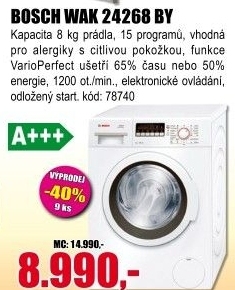 Pračka Bosch Wak 24268 BY