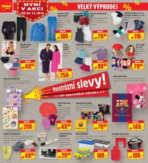akční leták Penny Market 29.12.2016-31.12.2016