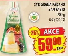 Sýr Grana Padano San Fabio