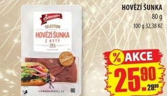 Hovězí šunka Selection Schneider