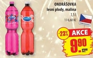 Voda ochucená Ondrášovka