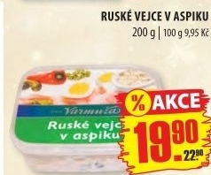 Ruské vejcev aspiku Varmuža