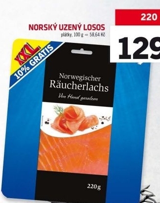Losos norský uzený