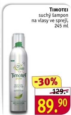 Šampon suchý Pure Timotei