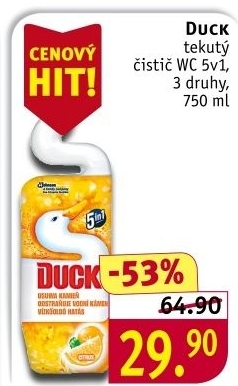 Gelový čistič WC Duck