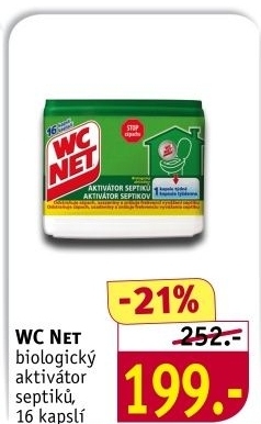 Aktivátor septiků biologický WC Net