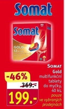 Tablety do myčky Gold Somat